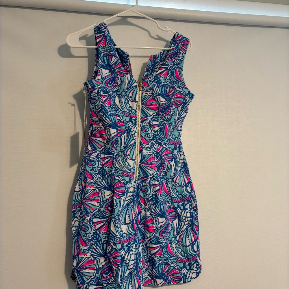 Lilly Pulitzer for Target Blue and Pink Paisley Midi Dress - Picture 3 of 5
